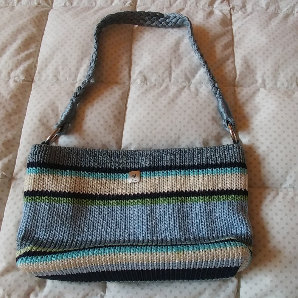 Stripped Lina handbag